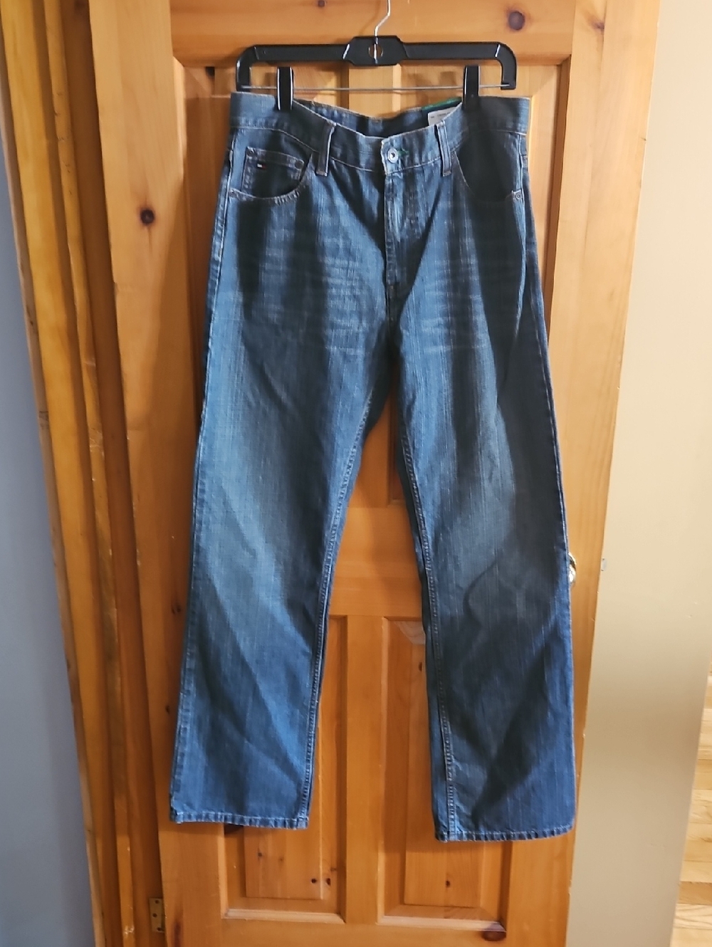 Tommy Hilfiger Men's Dark Blue Straight Jeans